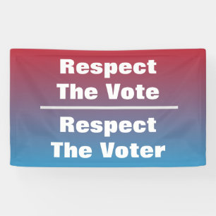 Respect The Vote and Voter Banner