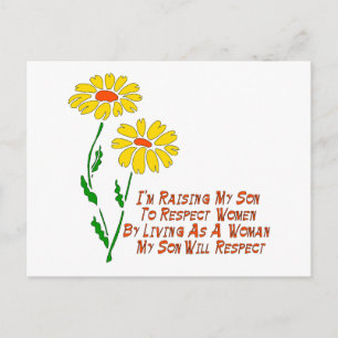 Respect Women Postcard
