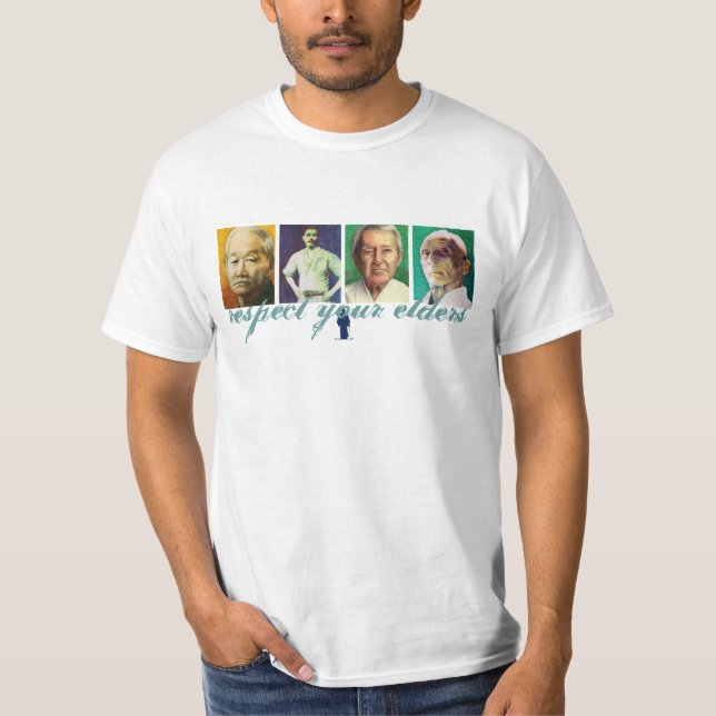 Respect Your Elders (colour) T-Shirt (Front)