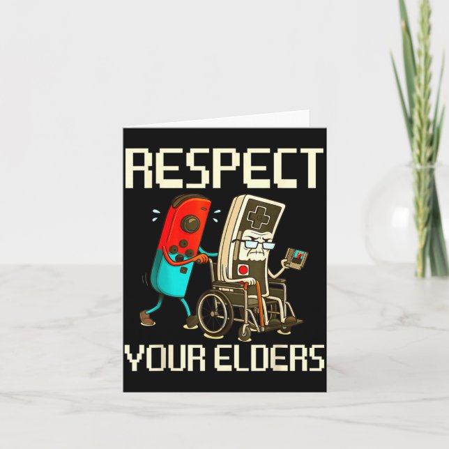 Respect Your Elders Gaming Clic  Card (Front)