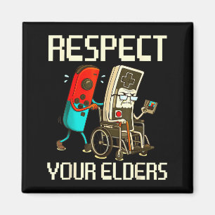 Respect Your Elders Gaming Clic Magnet