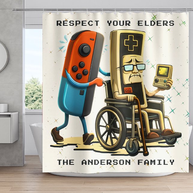 Respect Your Elders Gaming Control Retro Funny (Creator Uploaded)
