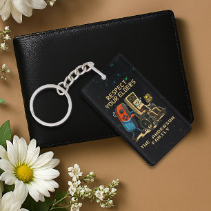 Respect Your Elders Gaming Control Retro Funny Keychain