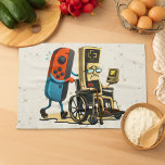 Respect Your Elders Gaming Control Retro Funny Kitchen Towel<br><div class="desc">Level up your style with this Respect Your Elders Gaming Control Retro Funny Gamer design—a must-have for classic gaming fans and modern gamers alike. Featuring a vintage retro game controller and bold humor, this design celebrates old-school gaming skills with a playful message that every gamer understands. Perfect for retro gamers,...</div>