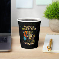 Respect Your Elders Gaming Control Retro Funny