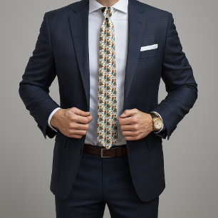 Respect Your Elders Gaming Control Retro Funny Tie