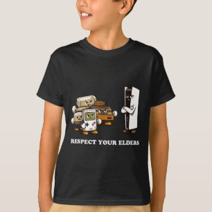 Respect Your Elders T Retro 90s Gaming T-Shirt