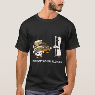 Respect Your Elders T Retro 90s Gaming  T-Shirt