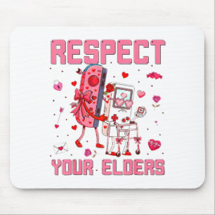 Respect Your Elders Video Game Gaming Controller  Mouse Pad