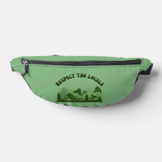 Respect Your Locals Leave No Trace Ecofriendly Fanny Pack
