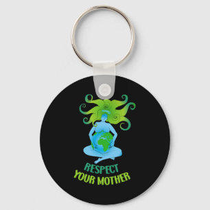 Respect Your Mother Vegan Activism T Shirt_1 Keychain