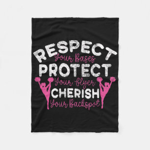 Respect Your Ses Cheerleader - Cheerleading Girl G Fleece Blanket