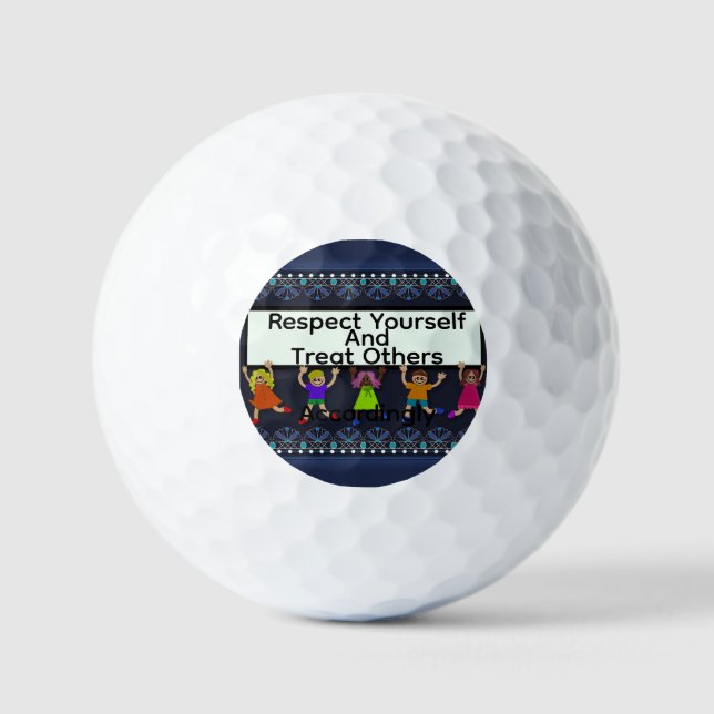 Respect Yourself Golf Balls (Front)