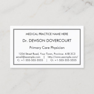 Respectable, Humble Business Card