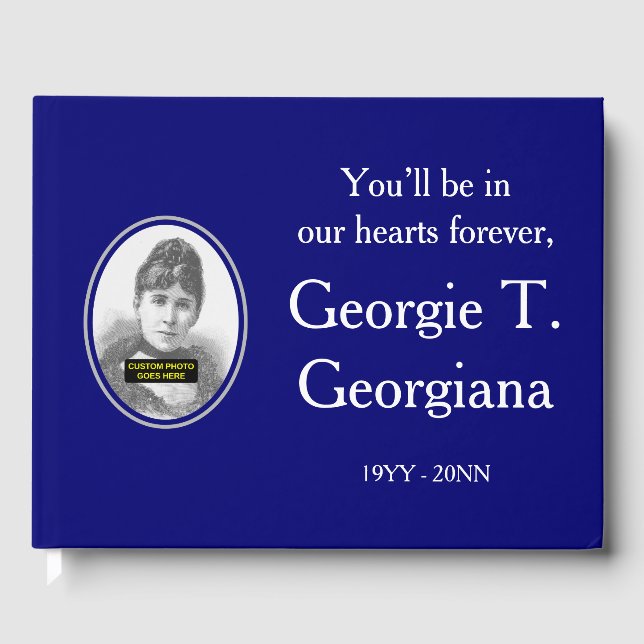 Respectable, Minimal Memories Guestbook (Front)