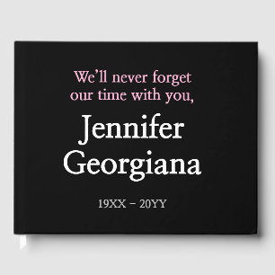 Respectable, Minimalist Sympathy Guestbook