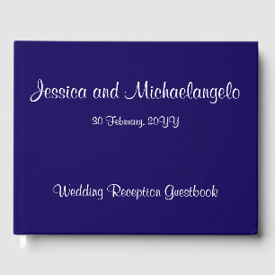 Respectable, Simple Wedding/Marriage Guestbook