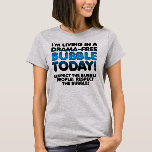 Respecter les citations de T-Shirt drôles de bulle