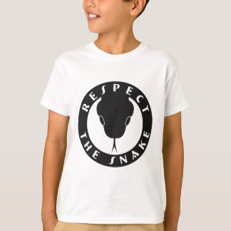 Respectez le T-shirt d'enfants de serpent