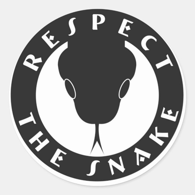 Respectez Les Stickers Snake 3" (Devant)