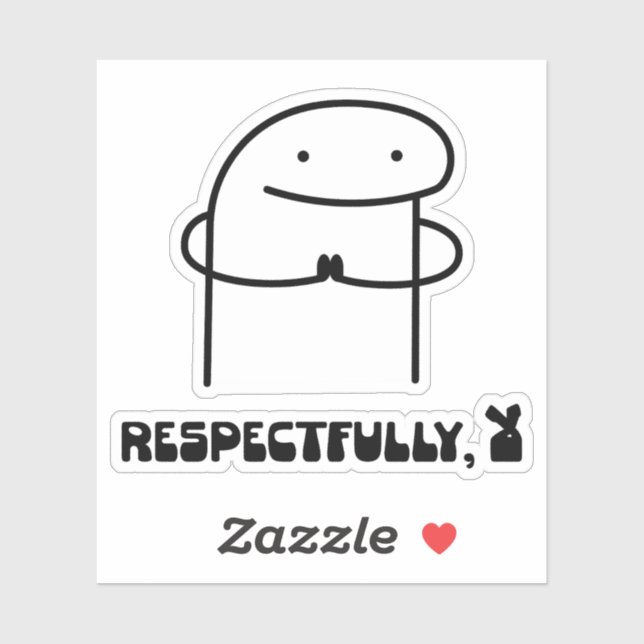 Respectfully No in Arabic Funny (Sheet)