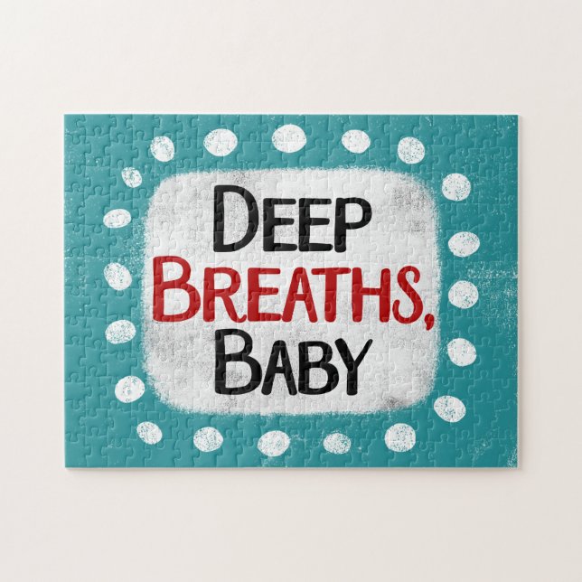Respirations profondes, Puzzle de puzzle bébé (Horizontal)