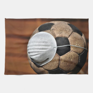 Respiratory Soccer Covid Protection Kitchen Towel