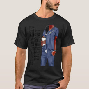 Respiratory Therapist Afro Love Melanin African Am T-Shirt