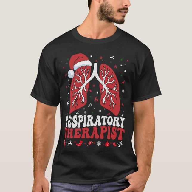 Respiratory Therapist Christmas  T-Shirt (Front)