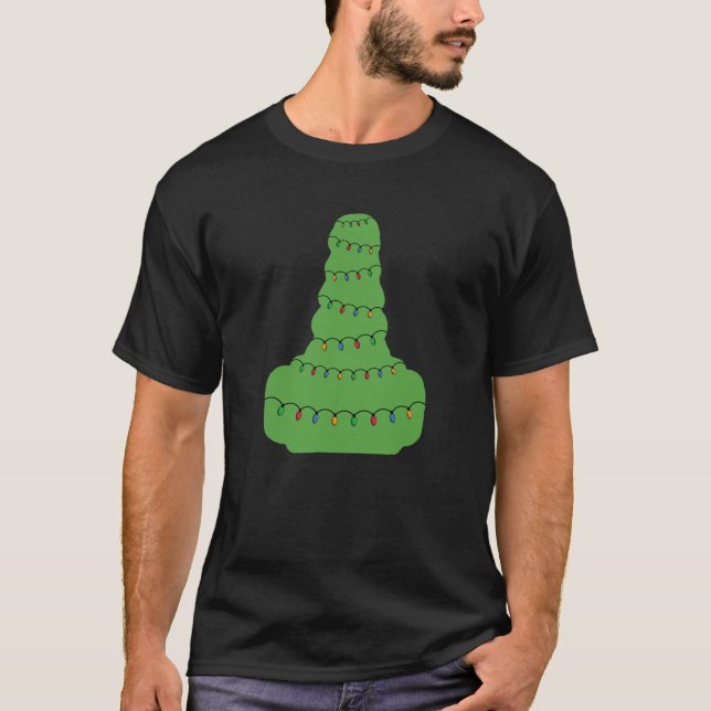 Respiratory Therapist Christmas Tree RT Xmas Party T-Shirt (Front)
