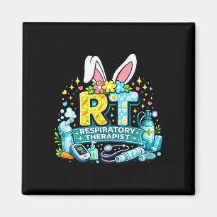 Respiratory therapist easter bunny funny rt humour magnet