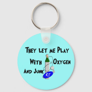 Respiratory Therapist Funny Gifts Keychain