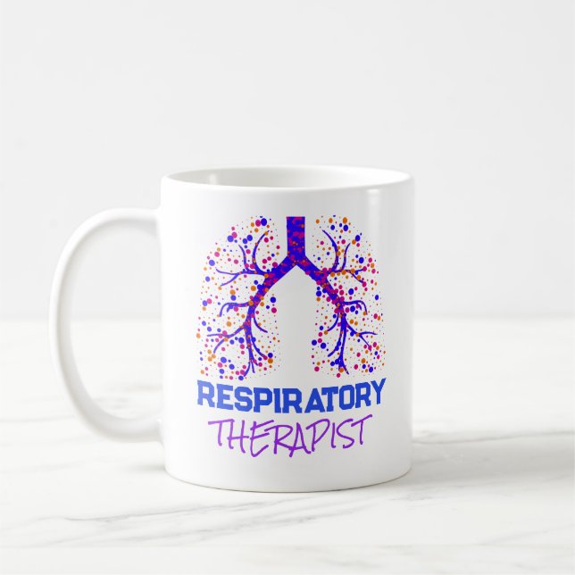 Respiratory Therapist Gift Coffee Mug (Left)