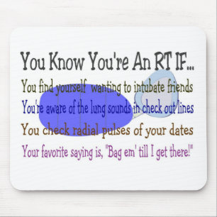 Respiratory Therapist Gifts Mouse Pad