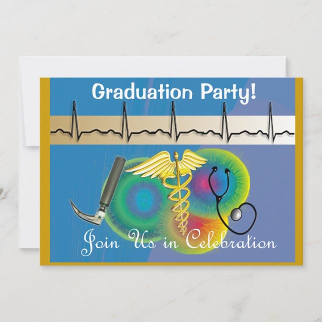 Respiratory Therapist Graduation Invitations (Front)