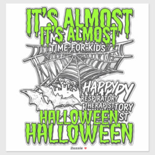 Respiratory Therapist Halloween Spider Web Design_