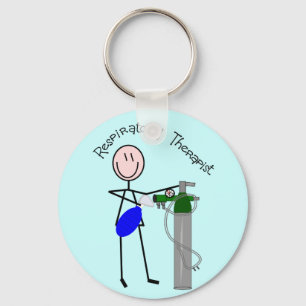 Respiratory Therapist O2 & Ambu Bag Design Keychain