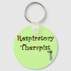 Respiratory Therapist O2 Tank Design Keychain