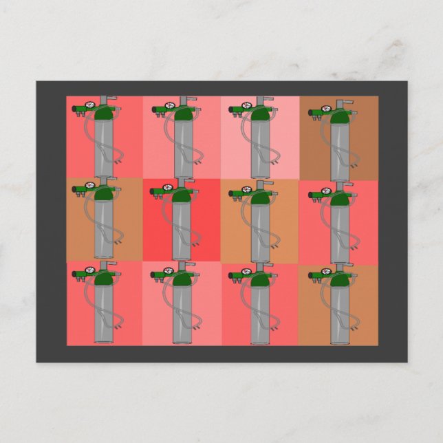 Respiratory Therapist Pink Popart Gifts Postcard (Front)