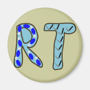 Respiratory Therapist "RT" Magnet