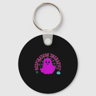 Respiratory Therapist Spooky Halloween Ghost Rt Nu Keychain