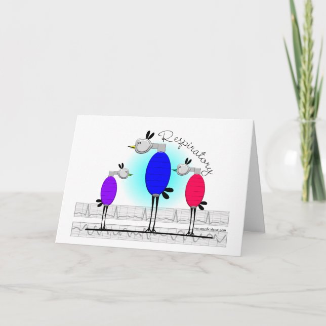 Respiratory Therapy "Ambu Birds" Gifts Card (Front)