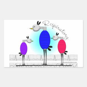 Respiratory Therapy "Ambu Birds" Gifts Sticker