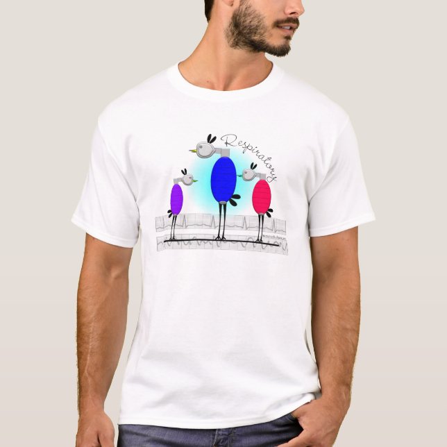 Respiratory Therapy "Ambu Birds" Gifts T-Shirt (Front)