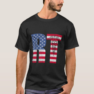 Respiratory Therapy American Flag Rt Respiratory T T-Shirt