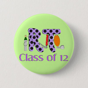 Respiratory Therapy Class of 2012 2 Inch Round Button