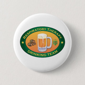 Respiratory Therapy Drinking Team 2 Inch Round Button