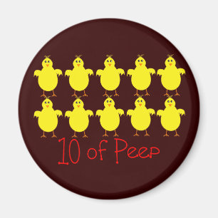 Respiratory Therapy Gifts "10 of PEEP"  Funny Magnet