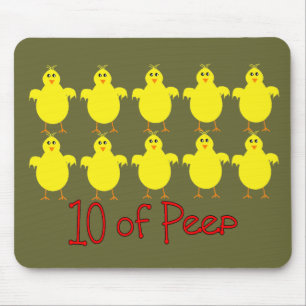 Respiratory Therapy Gifts "10 of PEEP"  Funny Mouse Pad