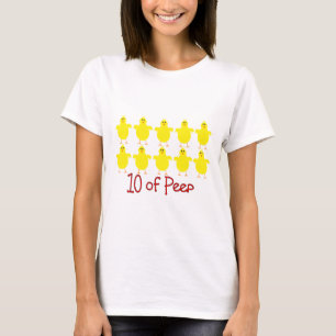 Respiratory Therapy Gifts "10 of PEEP"  Funny T-Shirt